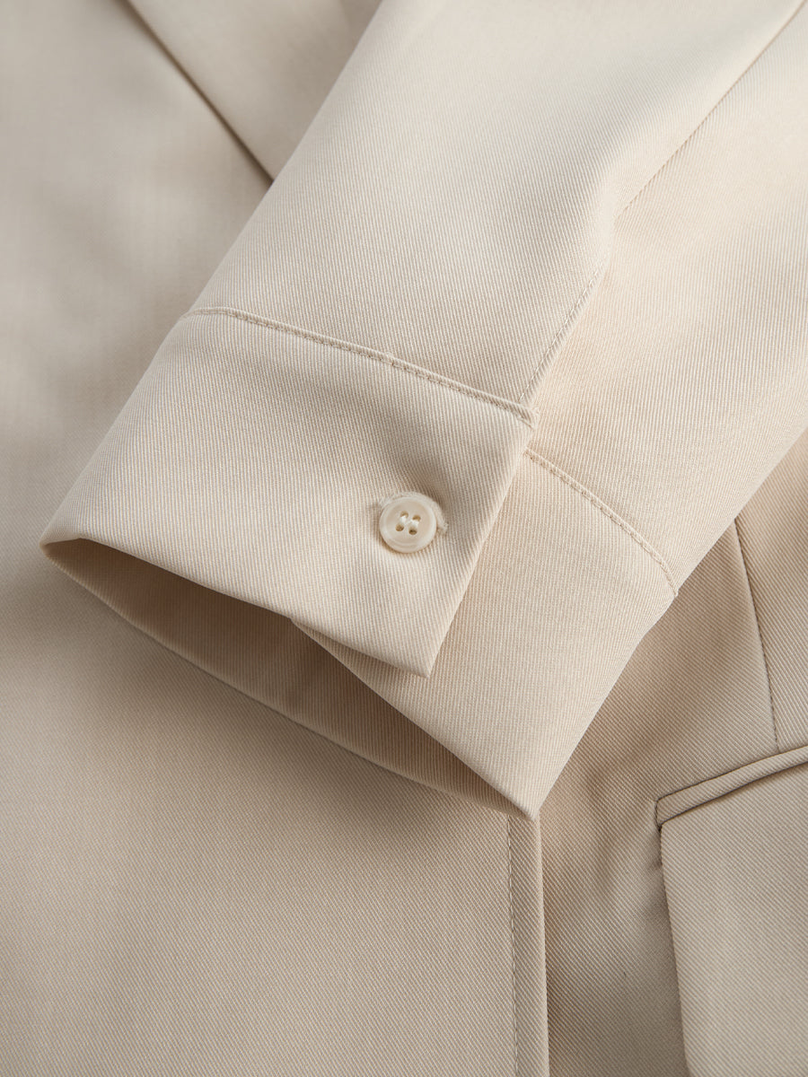 Tailored Blazer-Inspired Mini Dress With Belted Waist