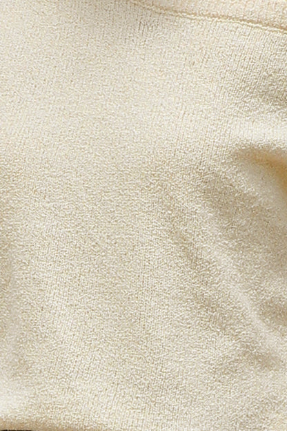 Liora One-Shoulder Knit Cream