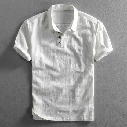 Amalfi Linen Polo