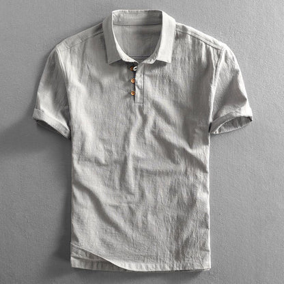 Amalfi Linen Polo