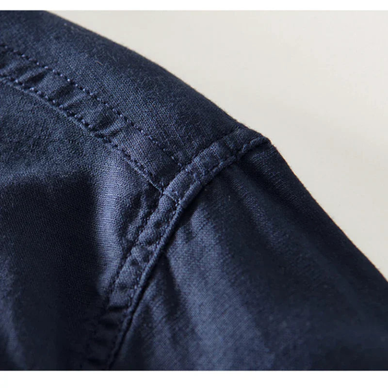 Arvero Linen Mandarin Shirt